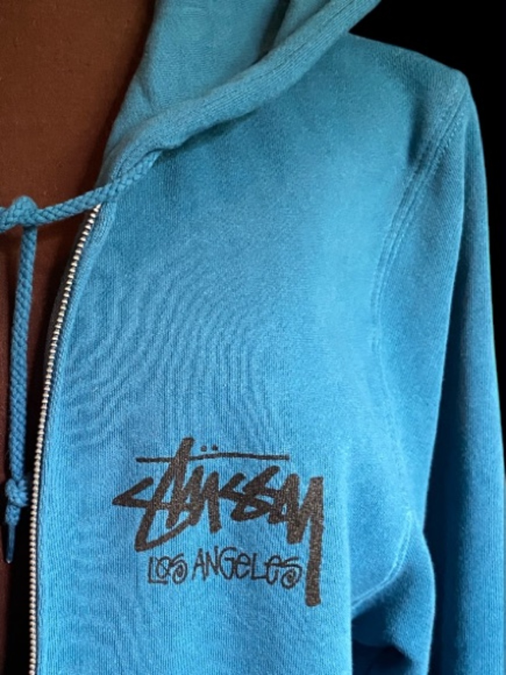 🆕 STUSSY Hoodie Stüssy LA Chapter Hooded Full zip up Sweatshirt crazy rare - Picture 6 of 11